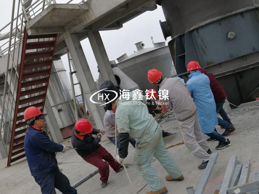 制鹽蒸發器現場安裝